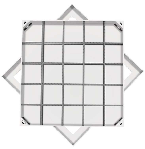 蒙山不锈钢方井展示